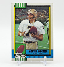 Morten Andersen 1990 Topps #245 Saints HOF