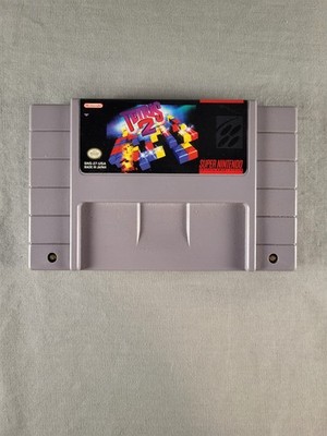 Tetris 2, SNES, Loose, Authentic!