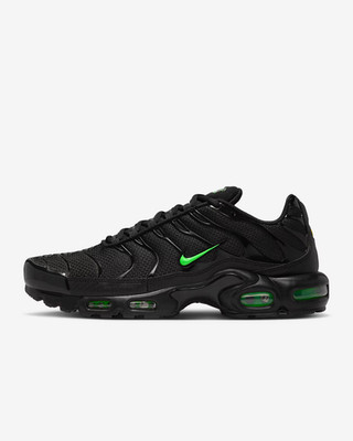 New Nike Air Max Plus Shoes - Black/ Green Strike (DM0032-024)