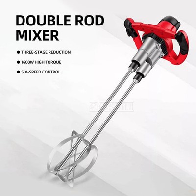 Electric Mixer, Paint Putty Powder, Electric Concrete Plastering Machine Mixer.