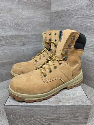 Herman Survivors Mens Boulder Waterproof Steel Toe Work Boots 14W Wheat