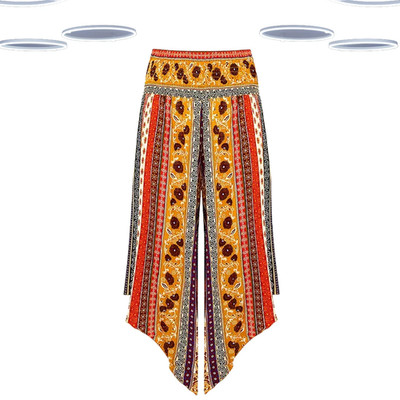 Ex Joe Browns Strandhose - Damen Relaxed Fit Boho Gelb Mix (Größe 12)