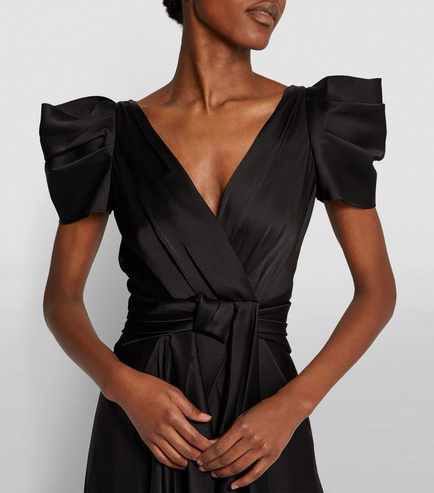 Vestido negro Temperley Designer Anita M 10 PVP USD 1.545 Foto 3 de 4