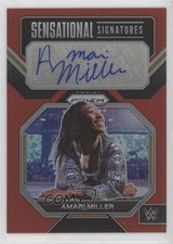 2023 Panini Prizm WWE Sensational Signatures Red 24/99 Amari Miller Auto 00jz
