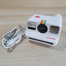 Polaroid Go Instant Film Camera White Analog Mini Color Pictures Flash