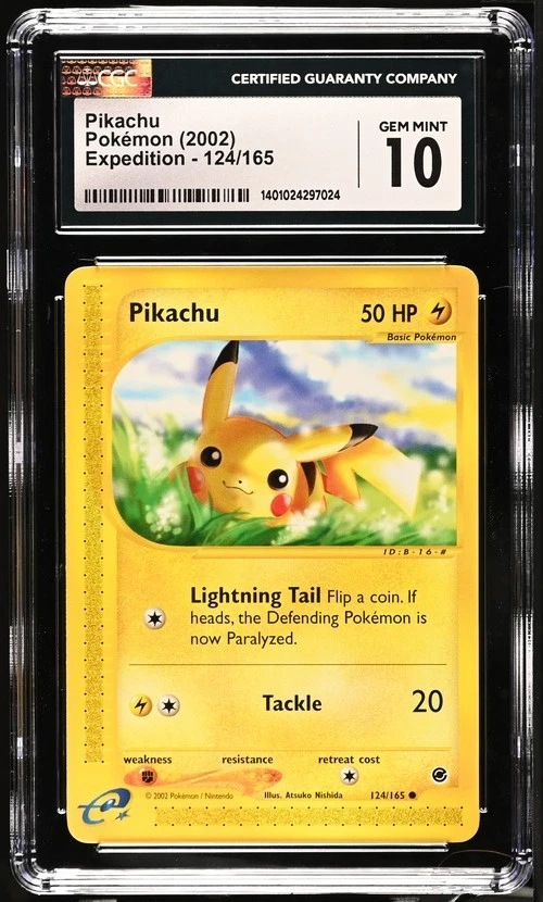 Pokémon Pikachu Pokémon TCG Expedition Base Set Individual
