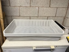 One IKEA White Komplement Wire Mesh Basket for Pax Wardrobe 100cm x 58cm