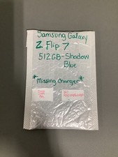 Samsung Galaxy Z Flip7, Unlocked 512GB AI Smartphone- Blue Shadow