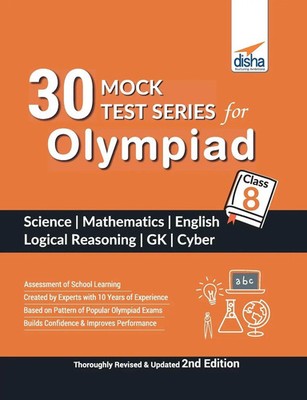 30 Mock Test Series for Olympiads Class 8 Science, Mathematics, English,...