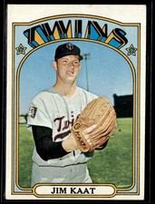 1972 Topps Jim Kaat EX Set Break #709