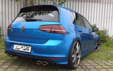 Sportauspuff Endschalldämpfer für VW Golf 7 1.4 TSI 2012-2016 Endrohre 95x65mm