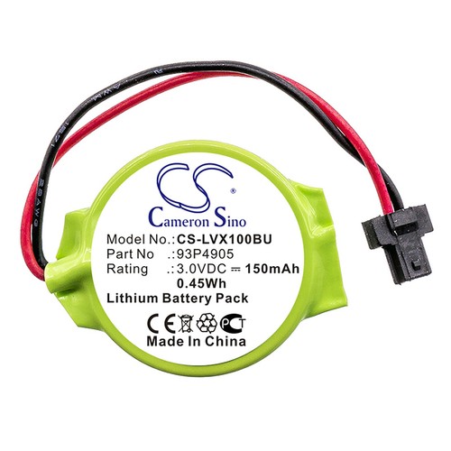 CMOS Battery for Lenovo Thinkpad X100e 2876 3506 3507 3508 X120E 93P4905 Lithium - Afbeelding 3 van 4