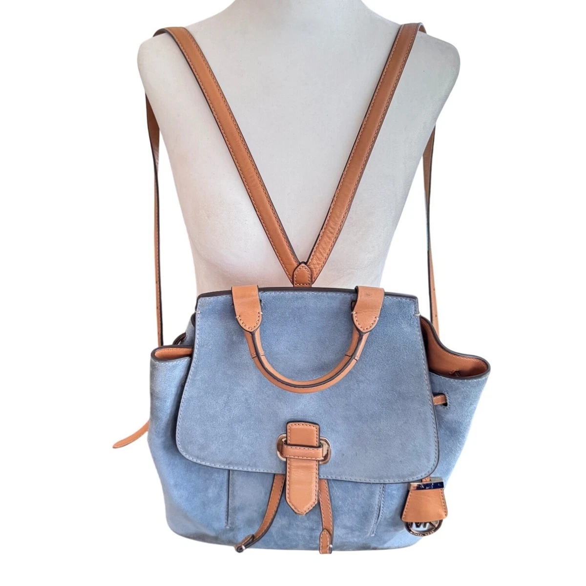 Michael Kors Suede Exterior Backpack Bags & Handbags for  display picture 1