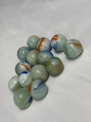 14 x Milky Marbles Vintage RETRO TOY Toys Used Played With Condition #4