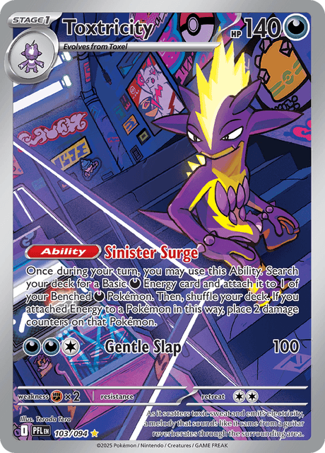 Pokmon TCG Toxtricity 103/094 Illustration Rare Phantasmal Flames NM/M | eBay Pokmon TCG Toxtricity 103/094 Illustration Rare Phantasmal Flames NM/M | eBay