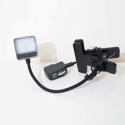 Elecom Chuu Spot 3-way dimming LED Gooseneck Clip Light LEC-C02BK - US Seller