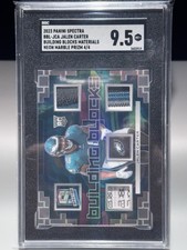 2023 Spectra - Building Blocks Jalen Carter Neon Marble /4 #BBL-JCA  SGC 9.5