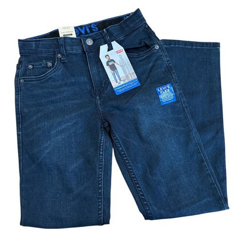 Levi’s 502 Regular Taper Adjustable Waist Denim Jeans Boys Size 12 Reg 26x27 - Picture 2 of 6