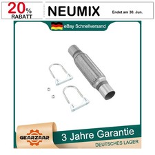 Edelstahl Flexrohr Vorderrohr für Opel Astra G, H, Corsa, Tigra 45 x 200mm Yxpsn