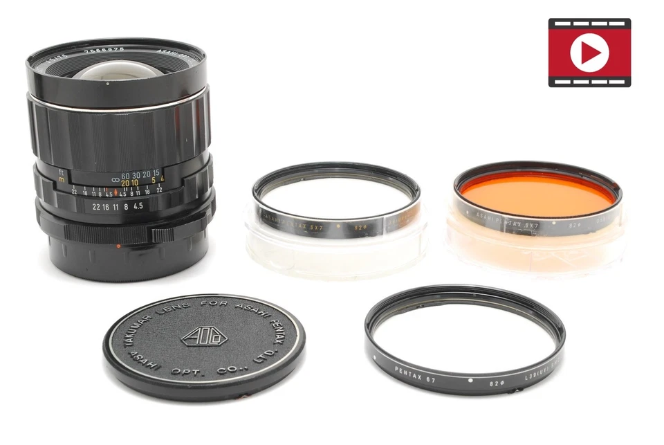 ▶️CLA['dNEAR MINT] Pentax SMC Takumar 6x7 75mm f/4.5 Lens for 6x7 67 67II JAPAN - Image 2 of 4