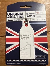 Aviationtag Airbus A319 British Airways G-EUOH Weiß