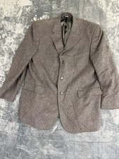 Grant Thomas By Lord & Taylor 100% Camel Hair Sport Coat Size 44 Regular Gray