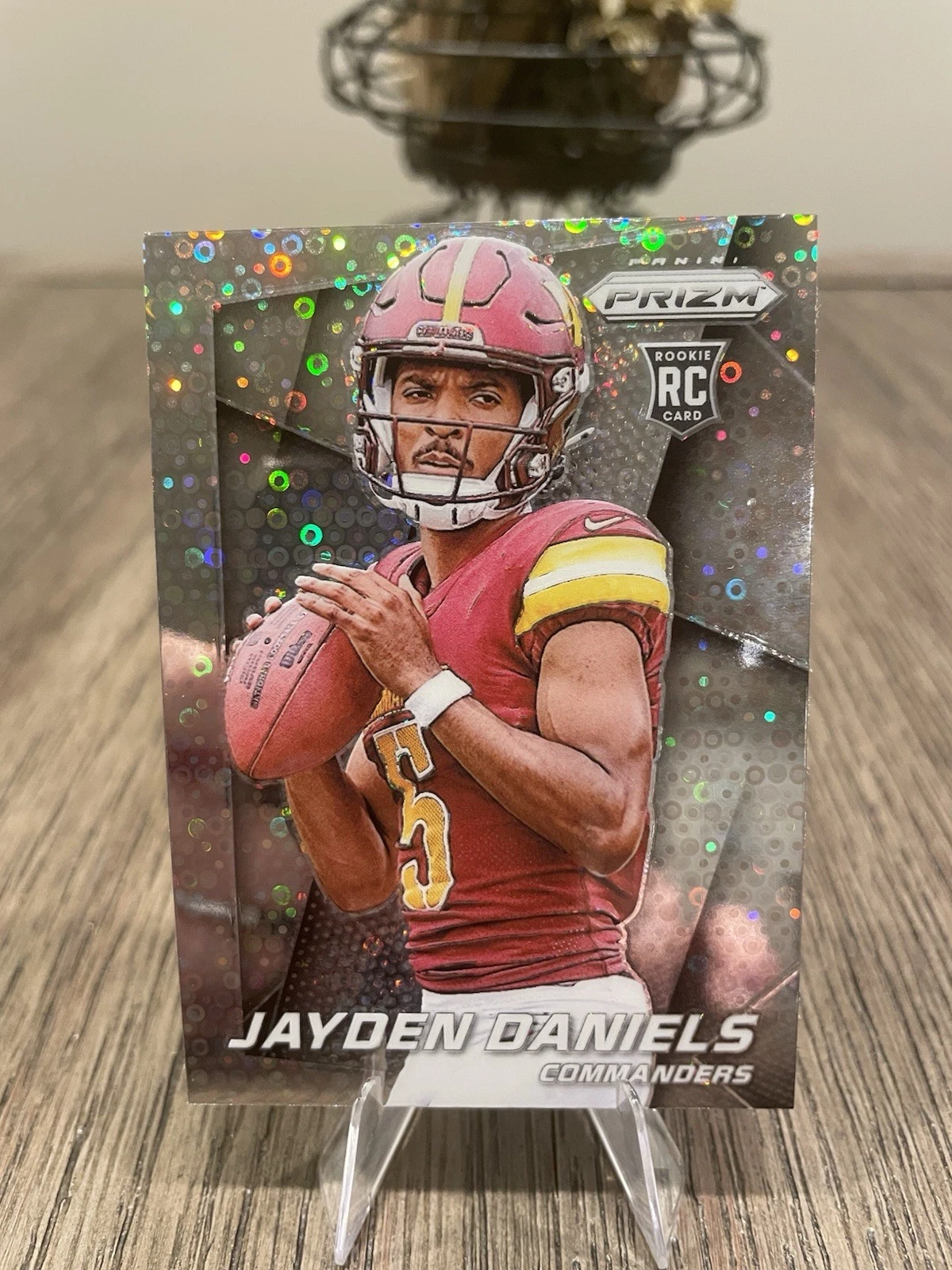 2024 Panini Prizm - Prizm Flashback Rookie Jayden Daniels #8 No Huddle Prizm
