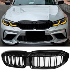 Nieren Grill Doppelsteg passend f�r BMW 3er G20 G21 18-22 Touring Klavierschwarz