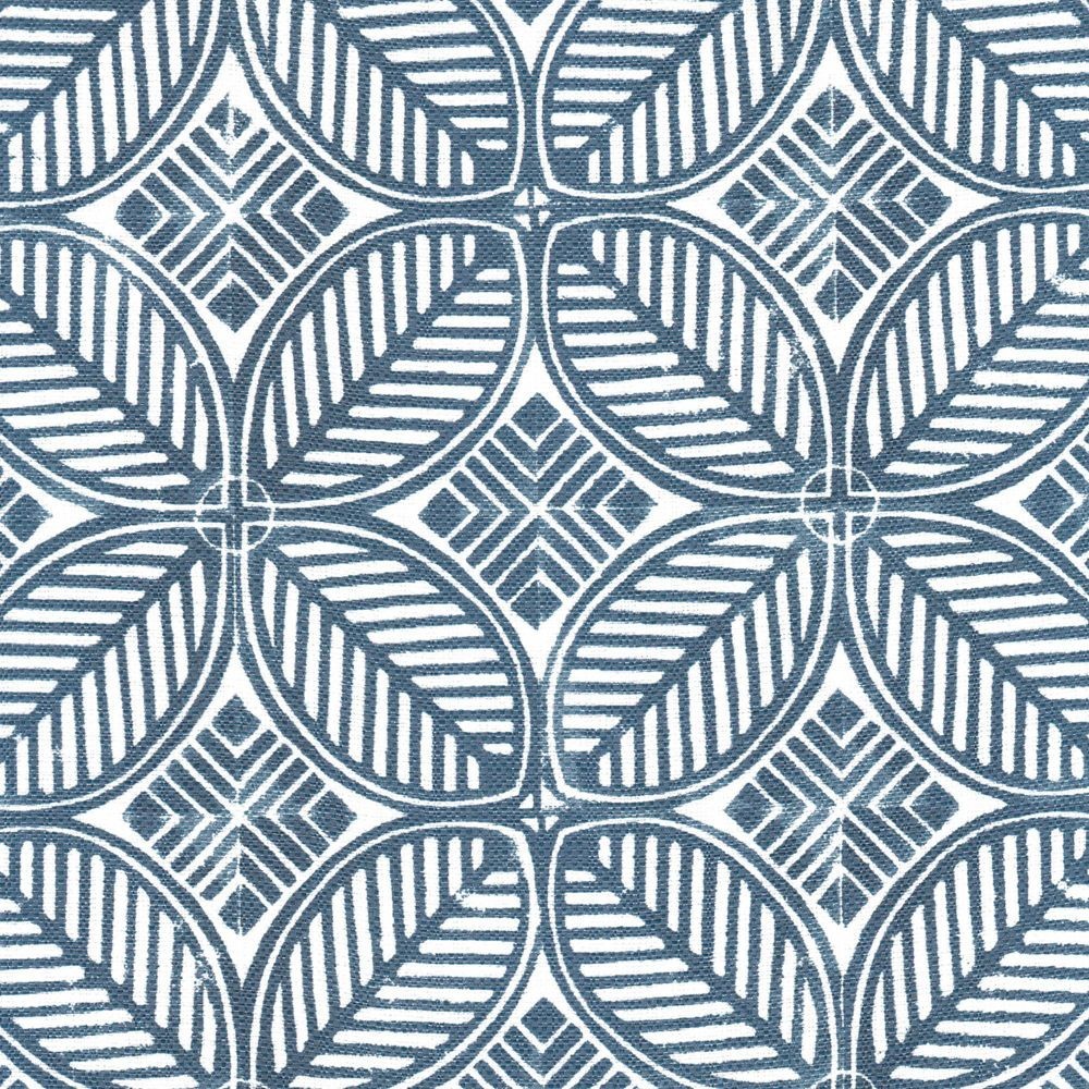 Cole Classics Square Storage Ottoman with Lift Off Top Indigo - HomePop