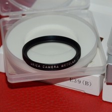 Leica E39/43/46/49 55/60/62/67/72/82mm Black/Silver UVa Filter II UV filter New