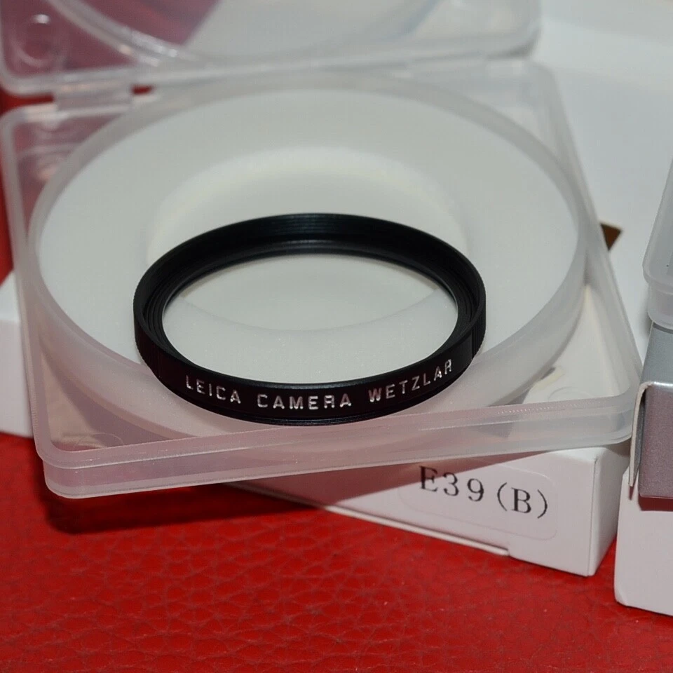 Leica E39 /43/46/49 55/60/62/67/72/82mm Black/Silver  UVa  Filter II  UV filter - Image 2 of 4