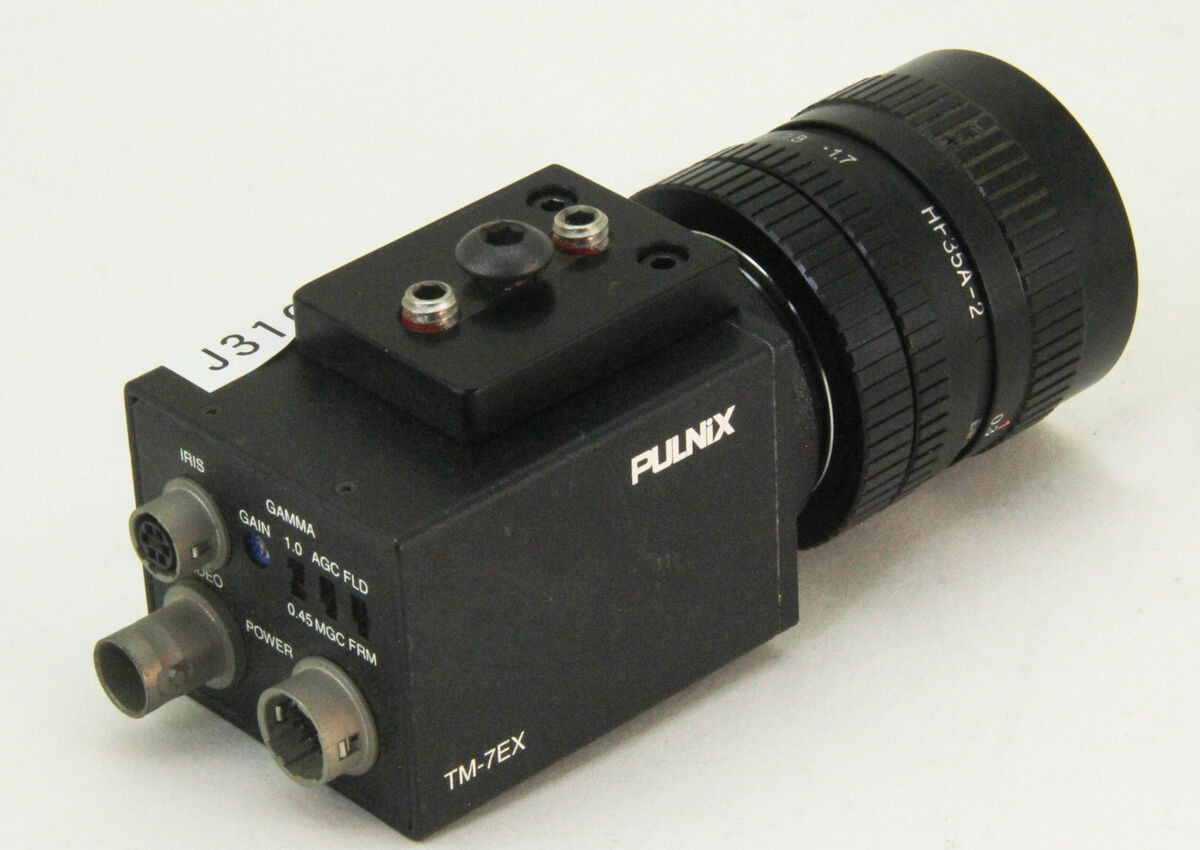 10042 PULNIX CCD CAMERA W/ LENS FUJINON-TV 1:1.7/35 TM-7EX 10042 PULNIX CCD CAMERA W/ LENS FUJINON-TV 1:1.7/35 TM-7EX