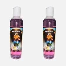 2 PACK- SANTA MUERTE 7 COLORES Agua Espiritual Para Limpias Buena Suerte 16 oz