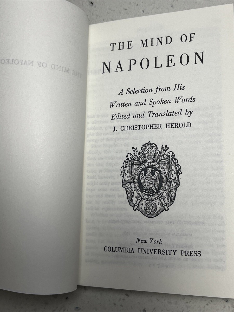 Buy Mind of Napoleon : A Selection of His Written and Spoken Words