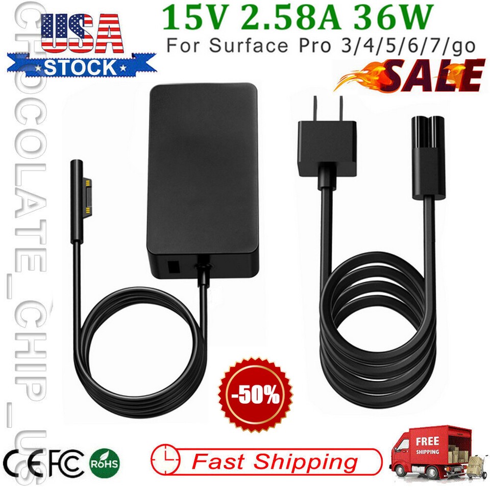Power Adapter Charger For Microsoft Surface Pro 1625 1700 1724 1796 ...