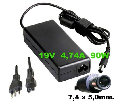 Alimentatore carica-batteria x NOTEBOOK HP Pavilion 19V ...