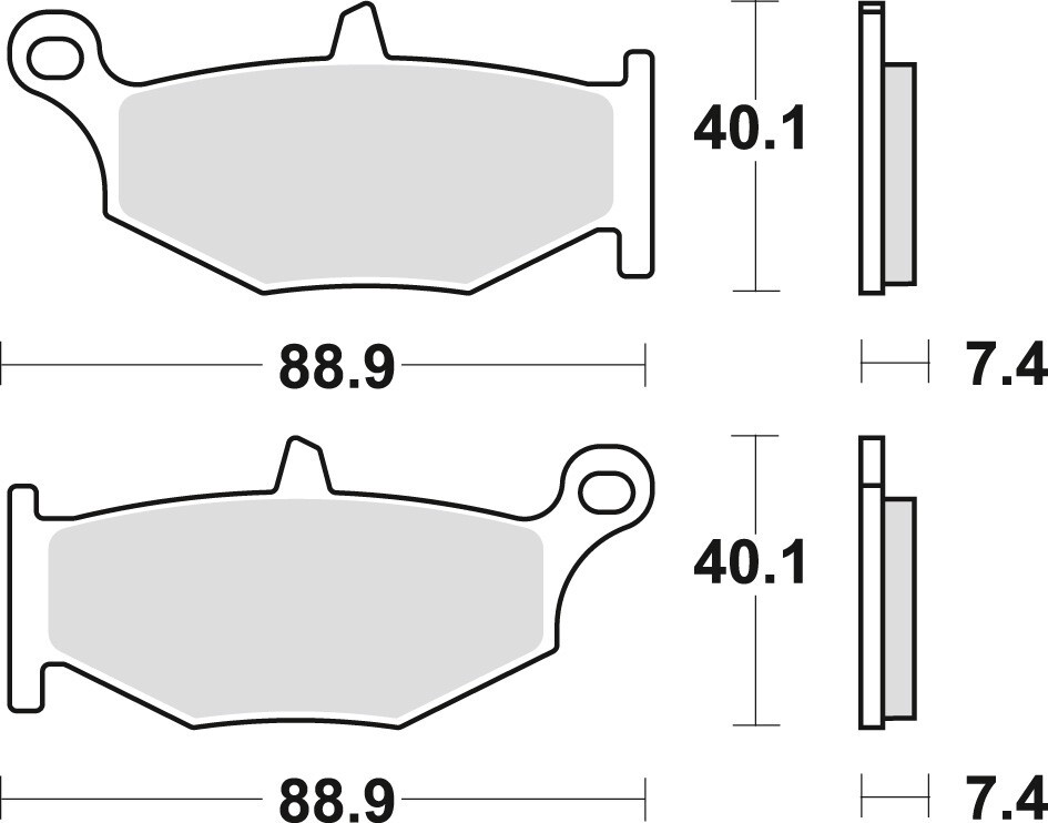 BREMSBELÄGE KH419 SINTER STREET FÜR SUZUKI GSR / GSXR 600 06 BREMSBELÄGE KH419 SINTER STREET FÜR SUZUKI GSR / GSXR 600 06