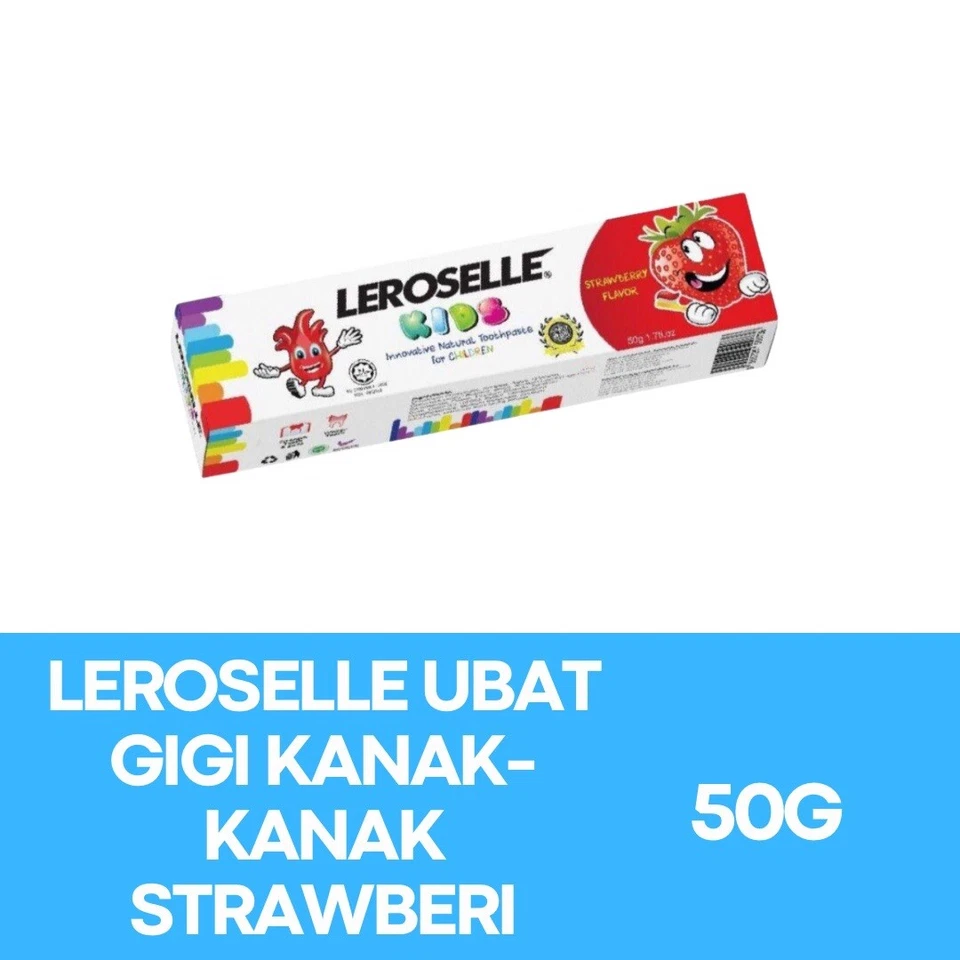 Leroselle Roselle Toothpaste Strawberry 50g for Kids - Image 1 of 4