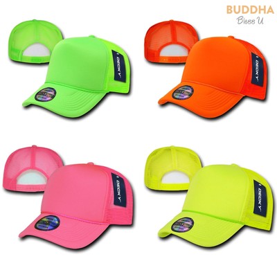 plain neon snapback hats