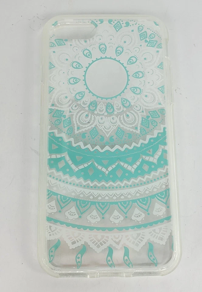 Funda de Teléfono Ailun iPhone 7 Dura Acrílico Trasera Suave TPU Marco Verde Como Nuevo Mandala Foto 2 de 2