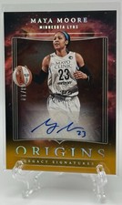 Maya Moore 2024 Panini WNBA Origins Legacy Signatures Gold Auto 03/10! Lynx