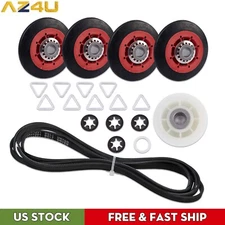 Dryer Maintenance Kit For Whirlpool Duet WED9150WW1, 9050XW1 WGD9200SQ0