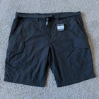 NWT Eddie Bauer Shorts Mens 44 Gray Travex Hiking Camping Nylon Outdoor Buckle