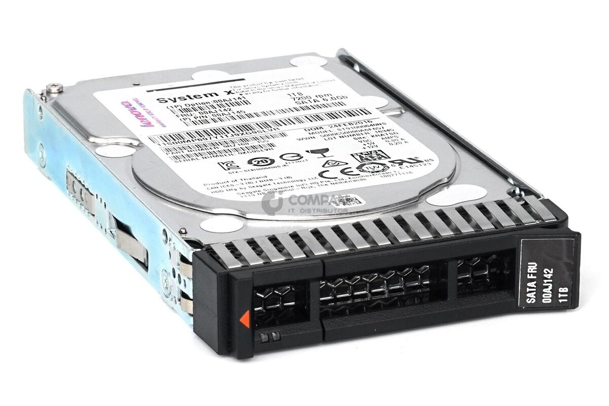00AJ142 IBM HARD DRIVE 1TB 7.2K 6GB/S NL SATA 2.5 INCH G3 00AJ142 IBM HARD DRIVE 1TB 7.2K 6GB/S NL SATA 2.5 INCH G3