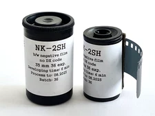 FRESH! Svema NK-2 SH 135/35mm 36exp. ISO 100 B&W Cinema-Photo Negative Film