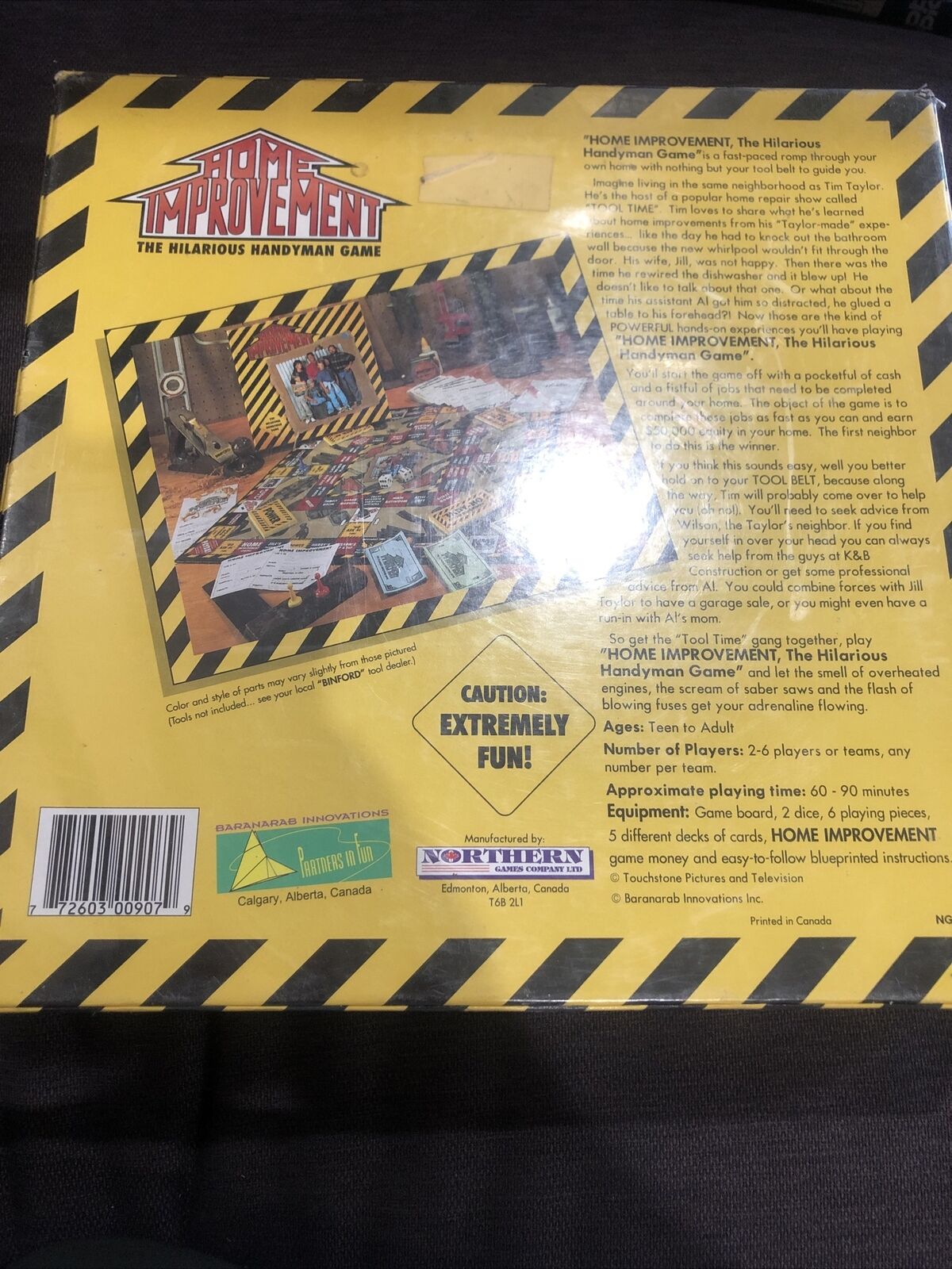 Home Improvement The Hilarious Handyman Game Board Game (New Factory  Sealed)