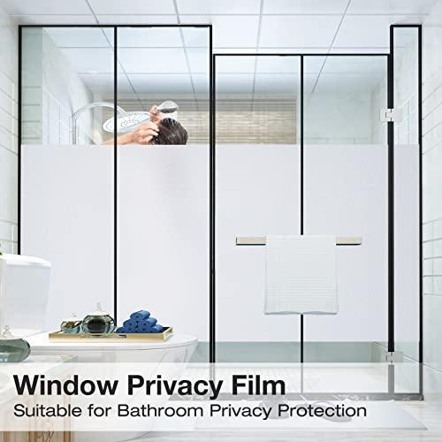 Privacy Bathroom Window Film Coavas Stained Glass Window Film: 3D