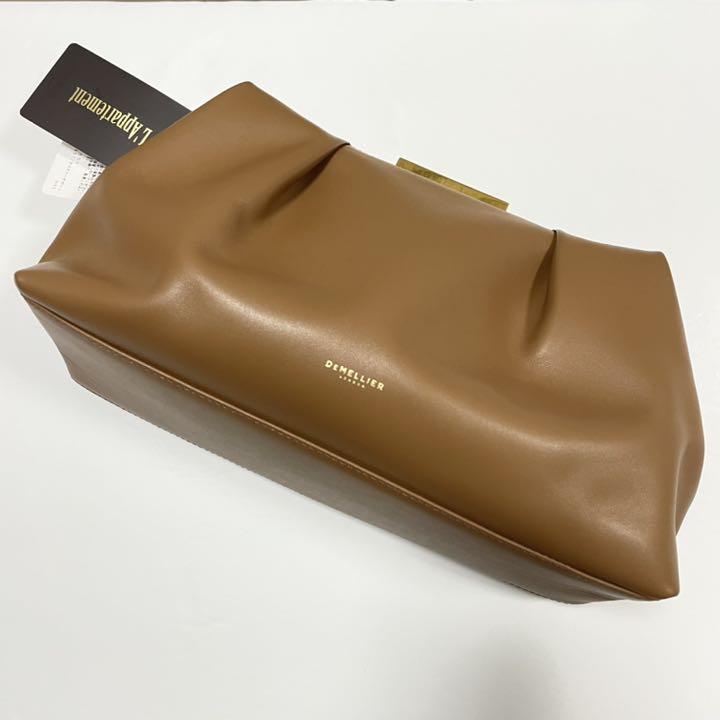 Demellier London 2way Clutch Bag Camel Women Shoulder Bag
