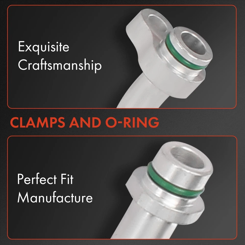 Línea de succión para Subaru Baja 03-06 Legacy 2004 H4 2,5 L compresor a evaporador Foto 3 de 4