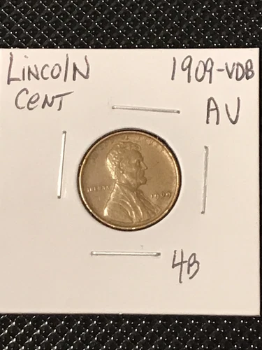 1909-VDB Lincoln Cent  AU
